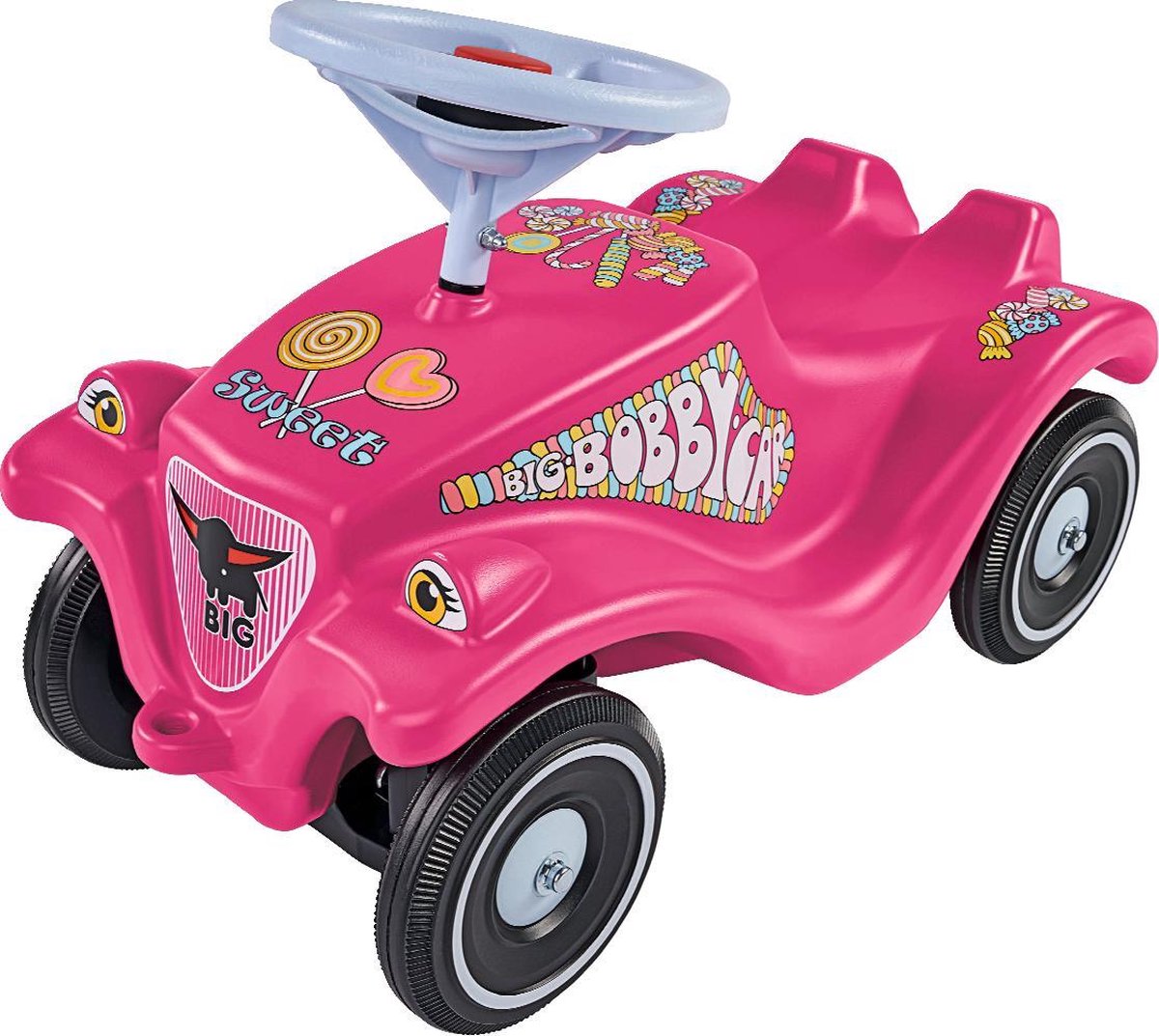 BIG Bobby Car Classic - Loopauto - Rijspeelgoed - Candy - Roze (4004943561297)