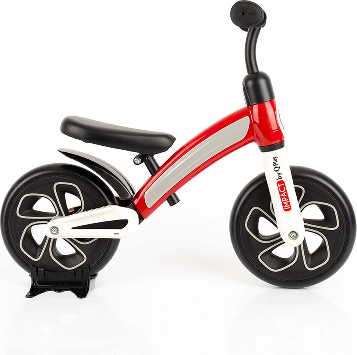 Qplay Impact Loopfiets 10 inch - Kinderfiets - Rood (0686268625034)