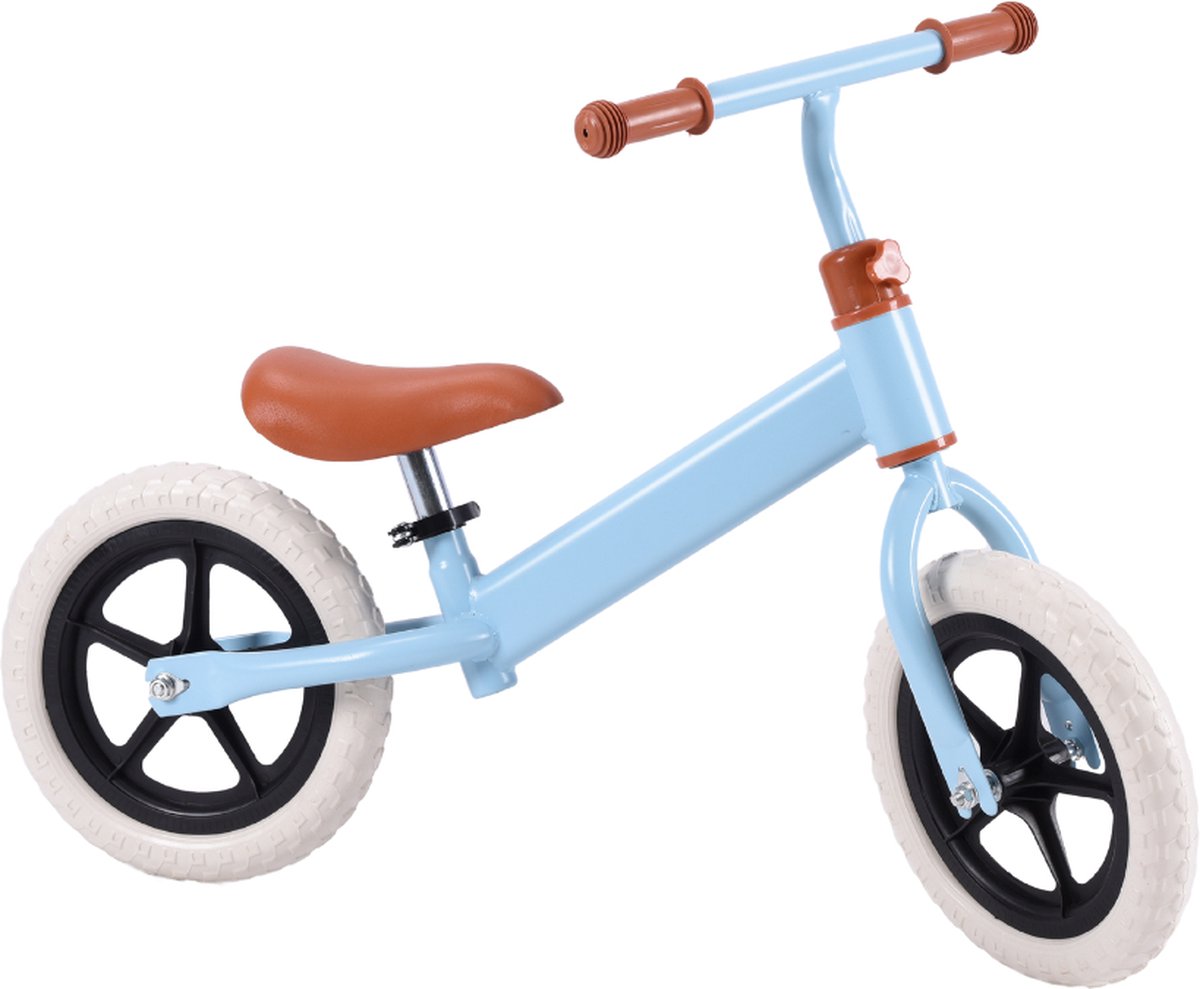 Buxibo Balance Bike - Loopfiets voor Kinderen 2-5 Jaar - Verstelbaar Zadel & Stuur - Lichtgewicht, Duurzaam - Blauw (8720701737587)