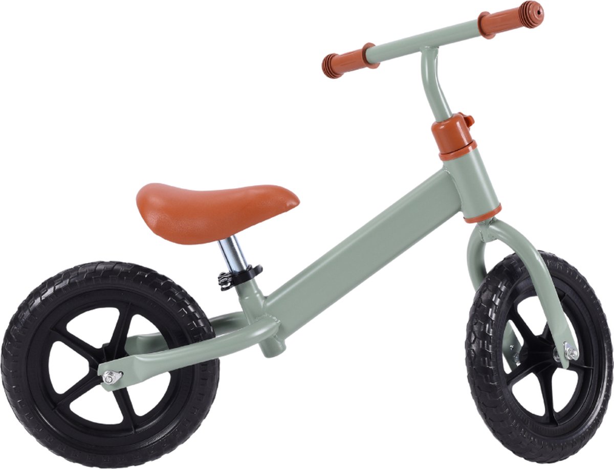 Buxibo Balance Bike - Loopfiets voor Kinderen 2-5 Jaar - Verstelbaar Zadel & Stuur - Lichtgewicht, Duurzaam - Groen (8720701737570)