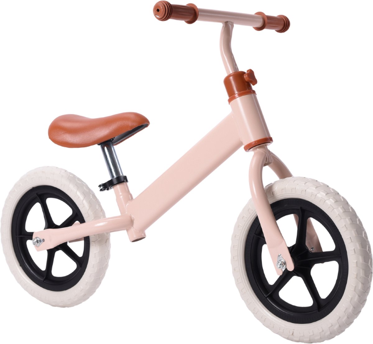 Buxibo Balance Bike - Loopfiets voor Kinderen 2-5 Jaar - Verstelbaar Zadel & Stuur - Lichtgewicht, Duurzaam - Roze (8720701737594)