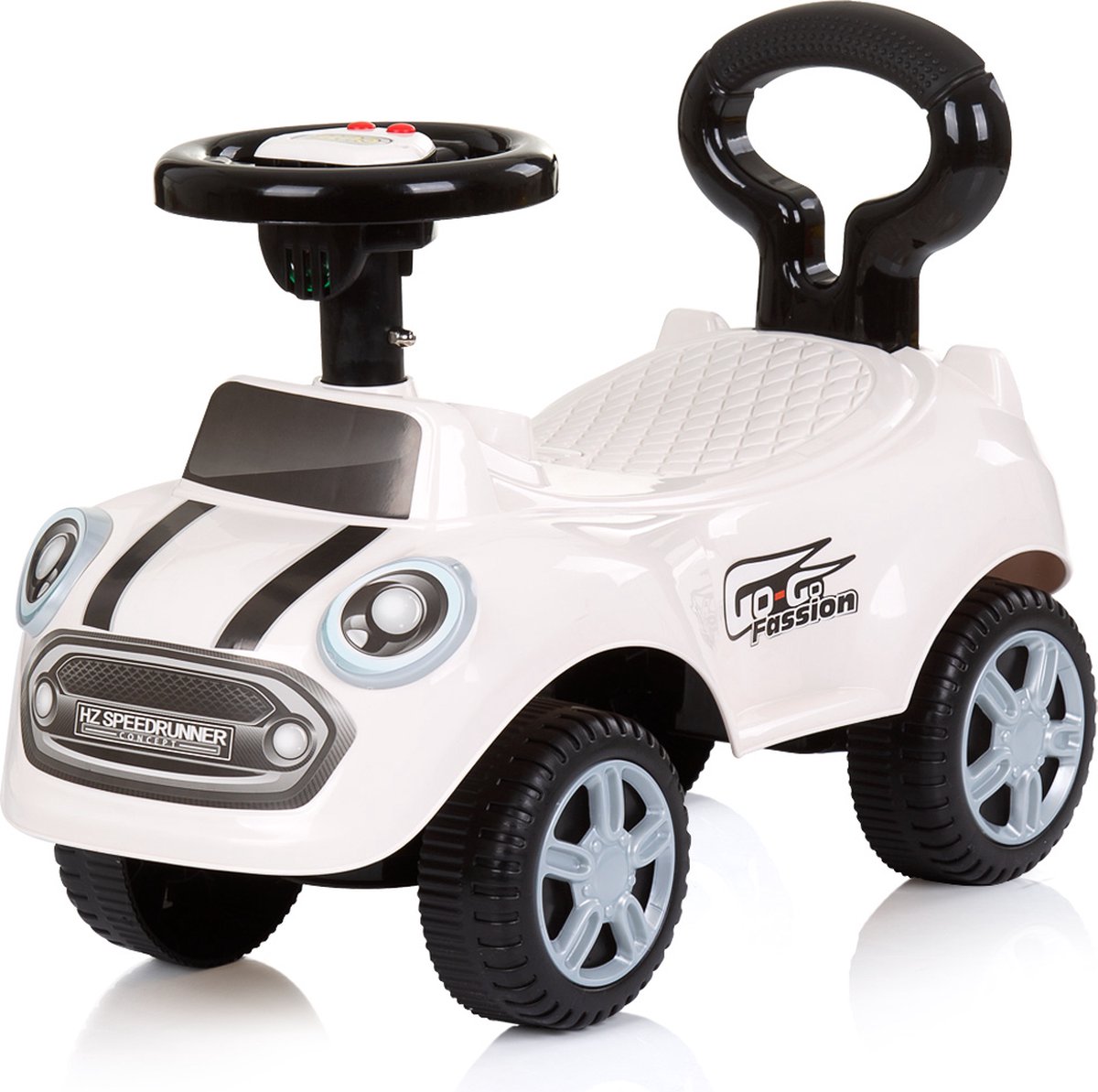 Chipolino Go-Go Loopauto - Ride-on car - Vanaf 12 maanden - Met muziek - Wit (8785295175412)