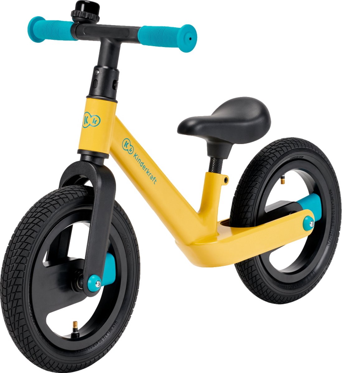 Kinderkraft GOSWIFT - Ultralichte Loopfiets - zonder pedalen - Geel (5902533915897)