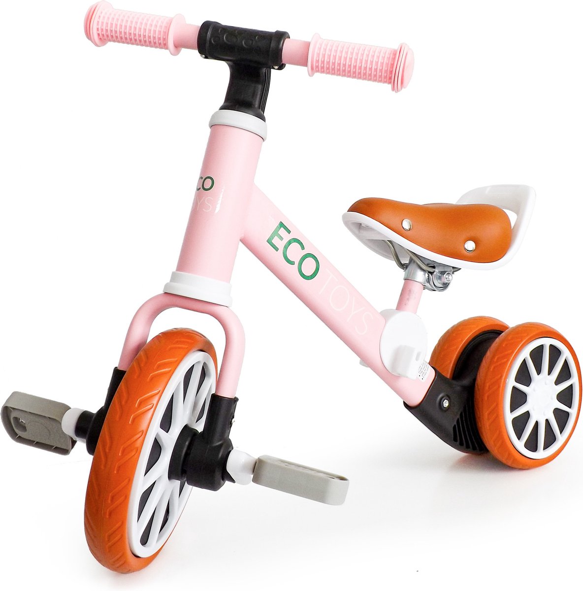 Loopfiets - driewieler - vanaf 2 jaar - roze, bruin (8720602805200)