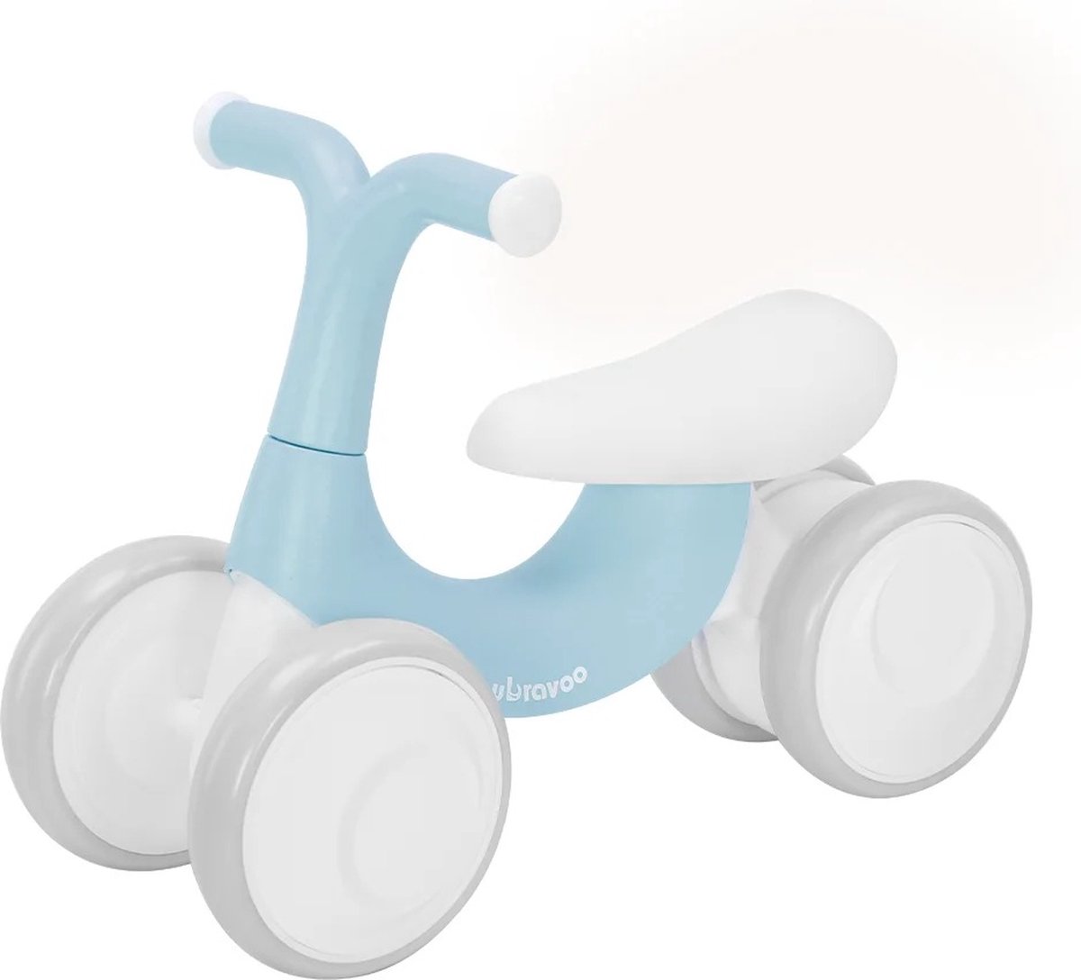 Peuter Loopfiets - 10 tot 36 maanden - Loopfiets - Loopfiets 1 jaar - Loopfiets 2 jaar - Loopfietsen - Max 30Kg - Blauw/Wit (6150637165130)