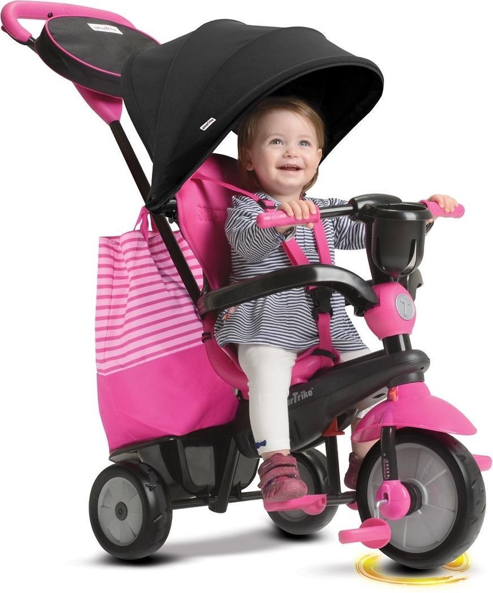 Smartrike Swing DLX 4-in-1 Driewieler - Driewieler - Meisjes - Roze - (4897025798687)