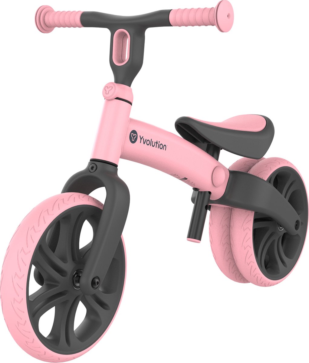 Yvolution loopfiets Yvelo jr Roze (0810012244527)