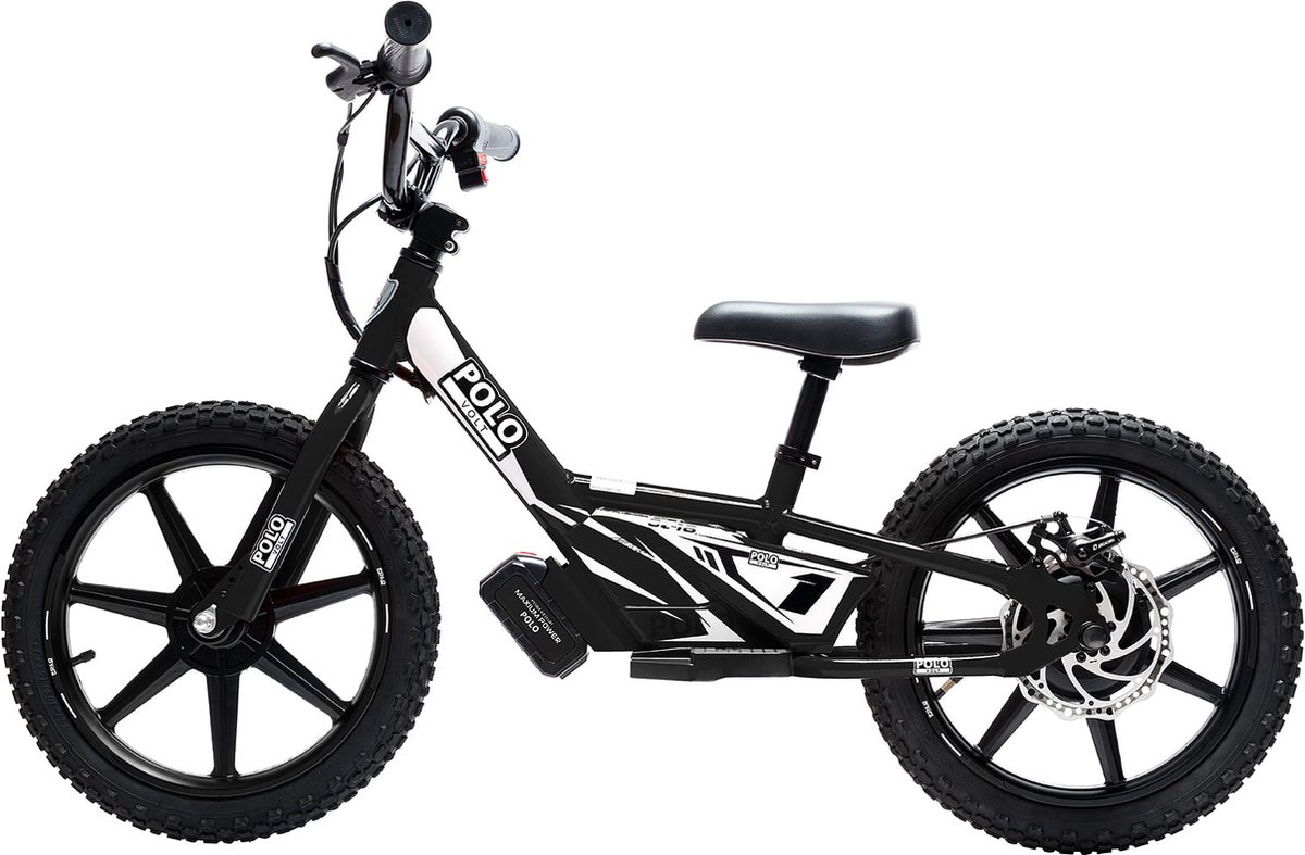 Fish Extreme 16-inch | Elektrisch cross loopfiets | Elektrische Kinderfiets | Loopfiets kinderen 16