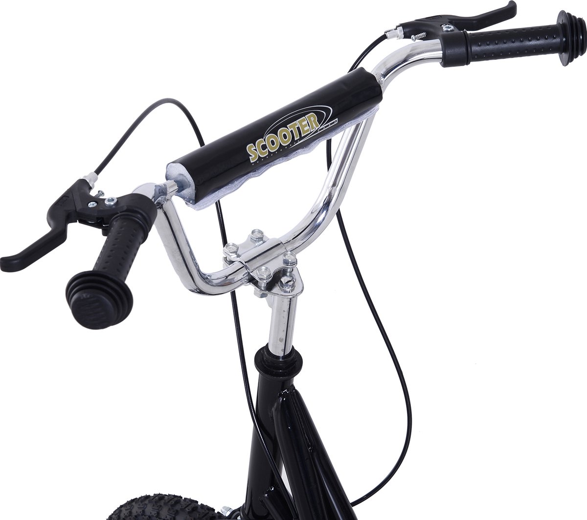 HOMCOM Kinderstep scooter 16/12 inch stadsscooter rolfiets verstelbaar 371-028 (4251774914734)