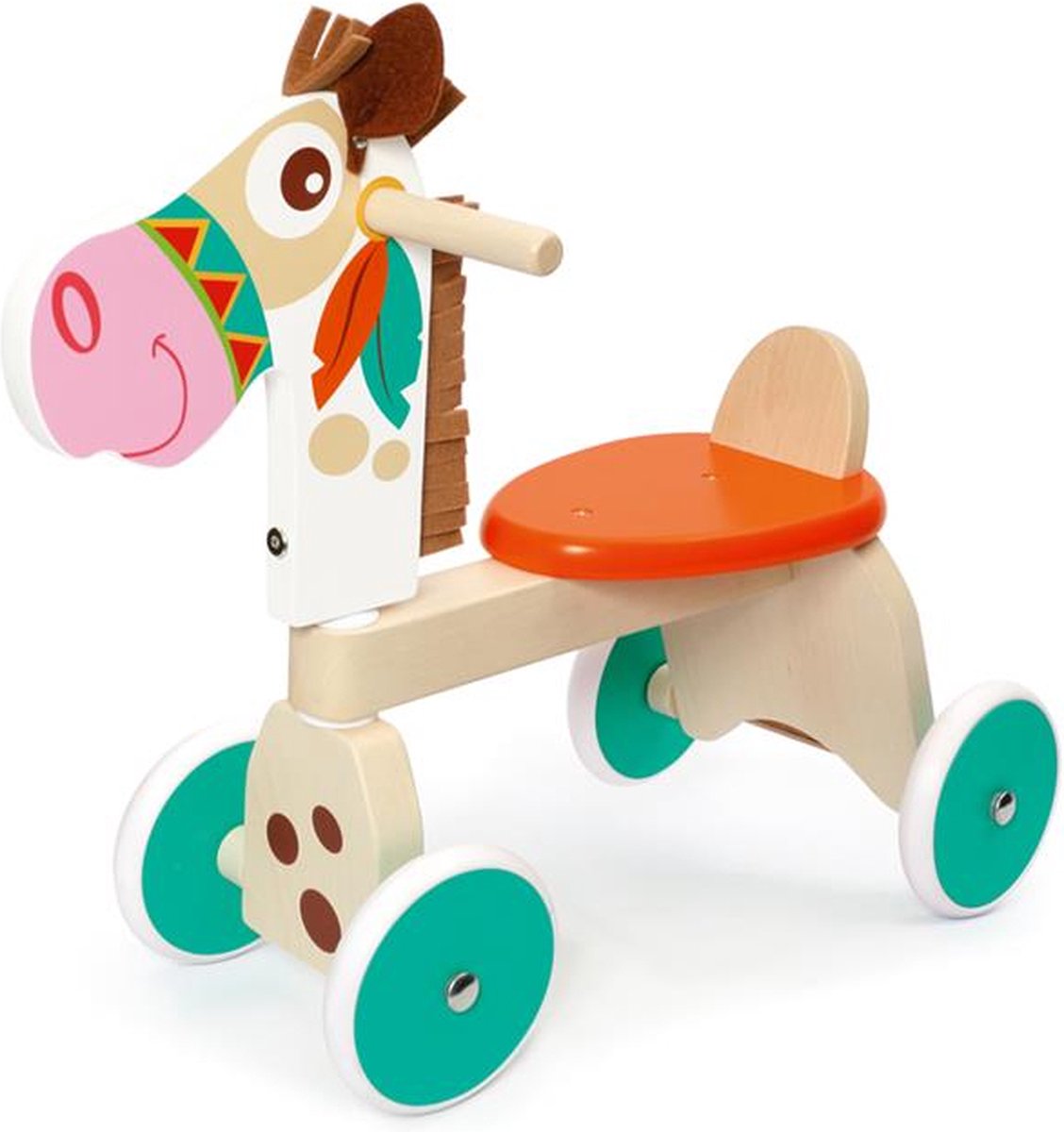 Scratch Loopfiets Pony - Loopfiets - Jongens en meisjes - Multicolor (5414561814429)