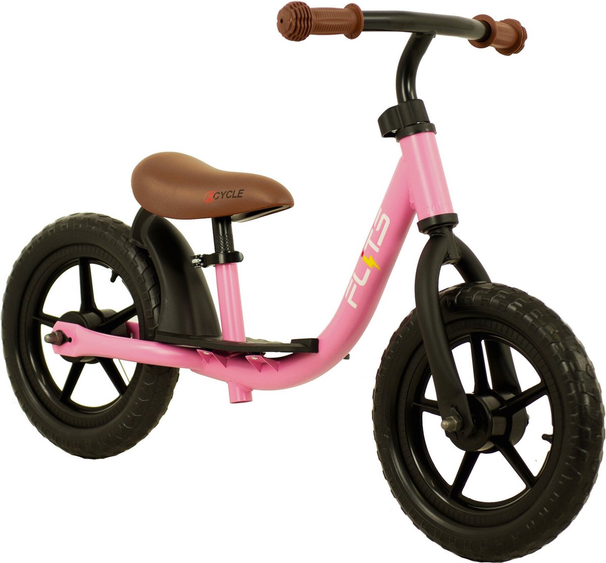 2Cycle Loopfiets - Balance Bike - Jongens en Meisjes - Loopfiets 2 Jaar - Buitenspeelgoed - Mat-Roze - Copy (8718836102592)