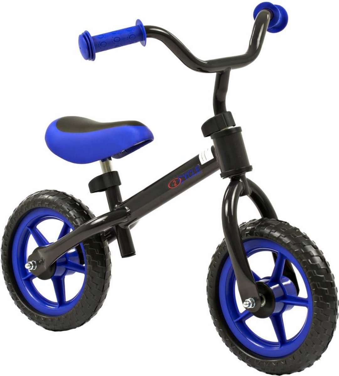 2Cycle Loopfiets - Zwart-Blauw (8718836102622)