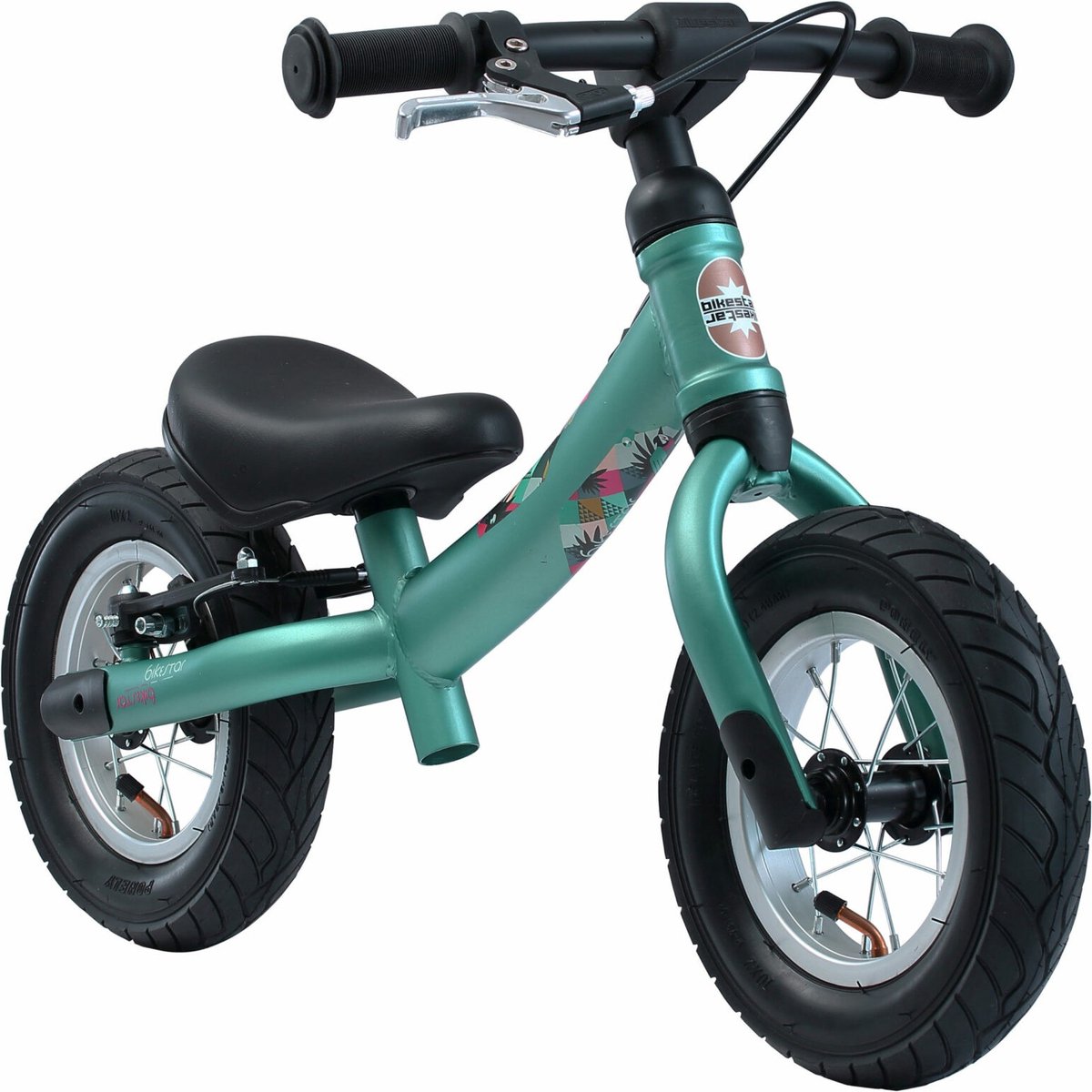 Bikestar, Sport, 2 in 1 meegroei loopfiets, 10 inch, groen (4260184714834)