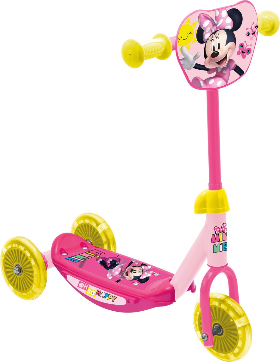 Disney Minnie Mouse 3-wiel Kinderstep Meisjes Roze/geel (5902308599574)