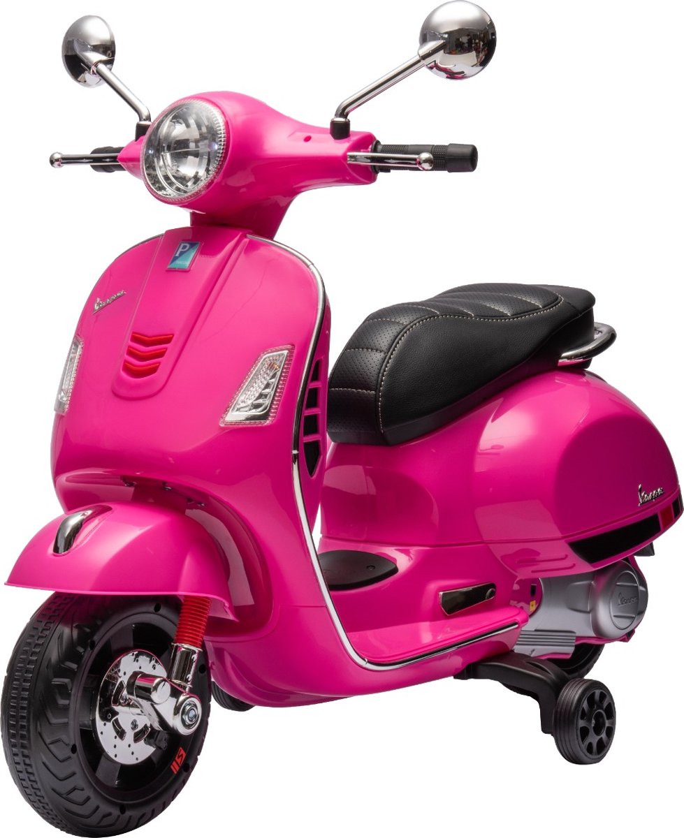 Eco Toys Roze 3-6 jaar Elektrische Vespa Scooter 801 (8721003402029)