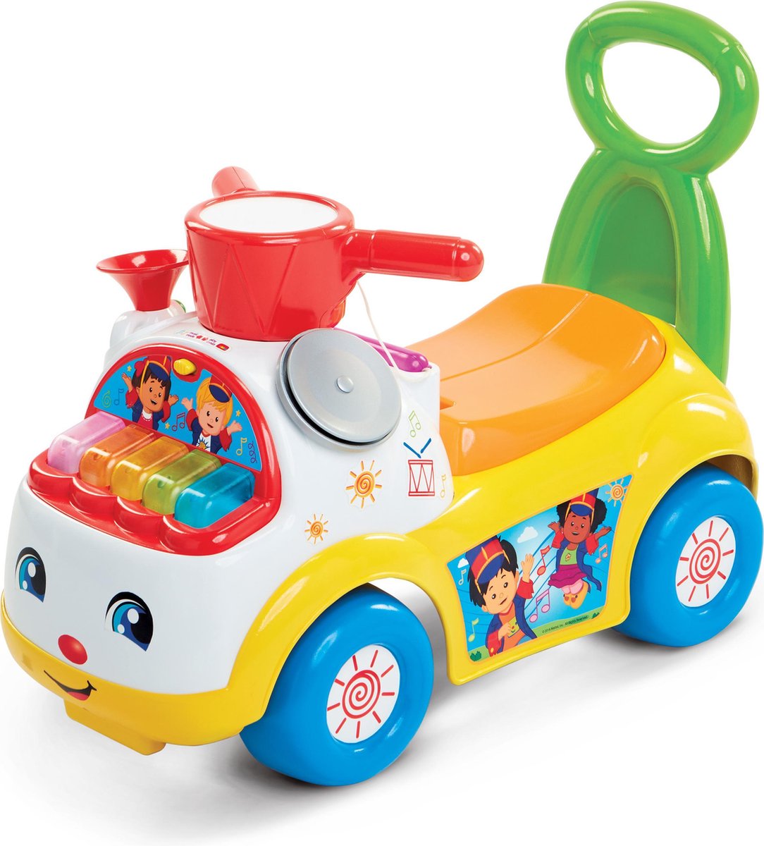 Fisher-Price Little People Music Parade - Loopauto - Geel (0614239083255)