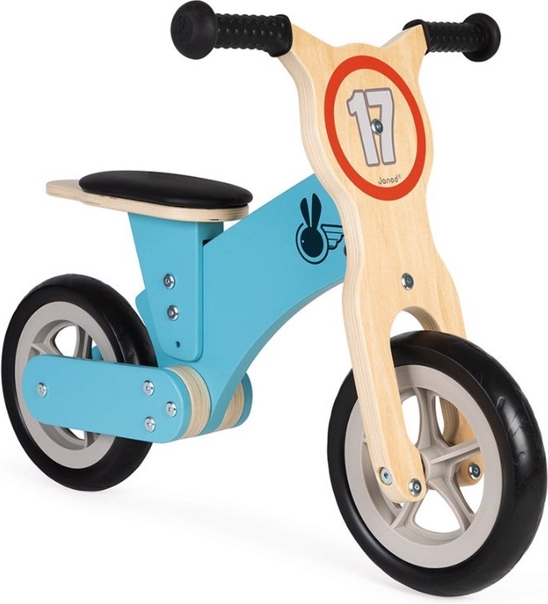 Janod Bikloon Little Racer houten loopfiets (3700217332853)