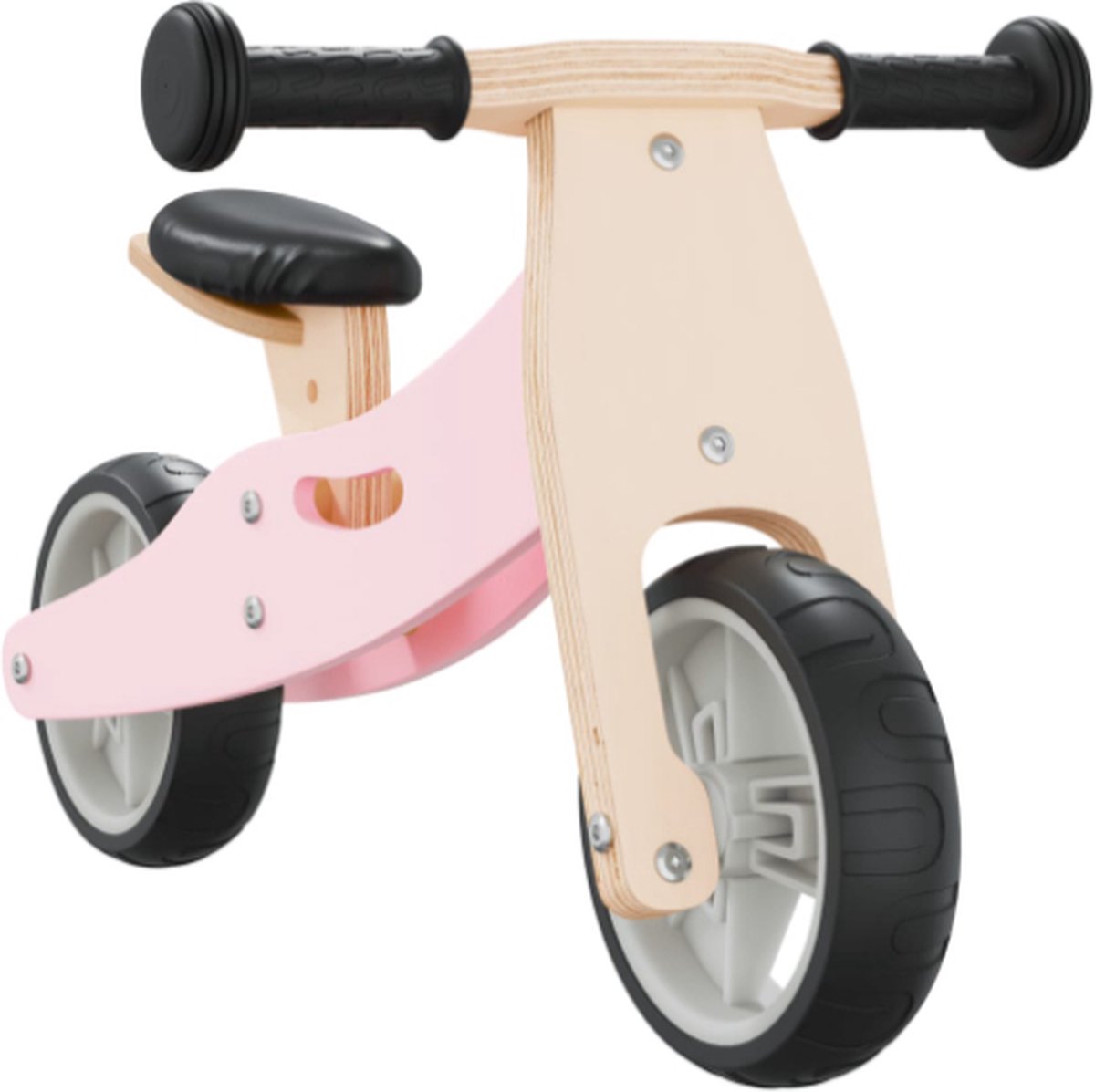 Loopfiets voor kinderen 2-in-1 roze (6097040948991)