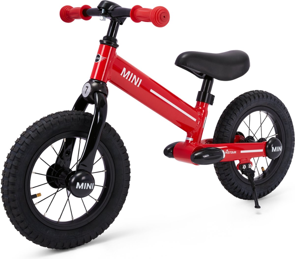 Mini Loopfiets voor Kinderen - 12 wielen - 3 tot 6 jaar - Rood (5413822552902)