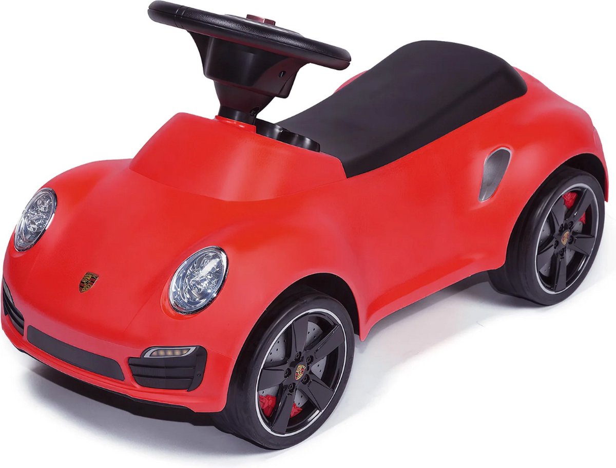 Porsche 911 Loopauto - voor Kinderen - tot 4 jaar - Rubberen Wielen - Rood (5413822552780)