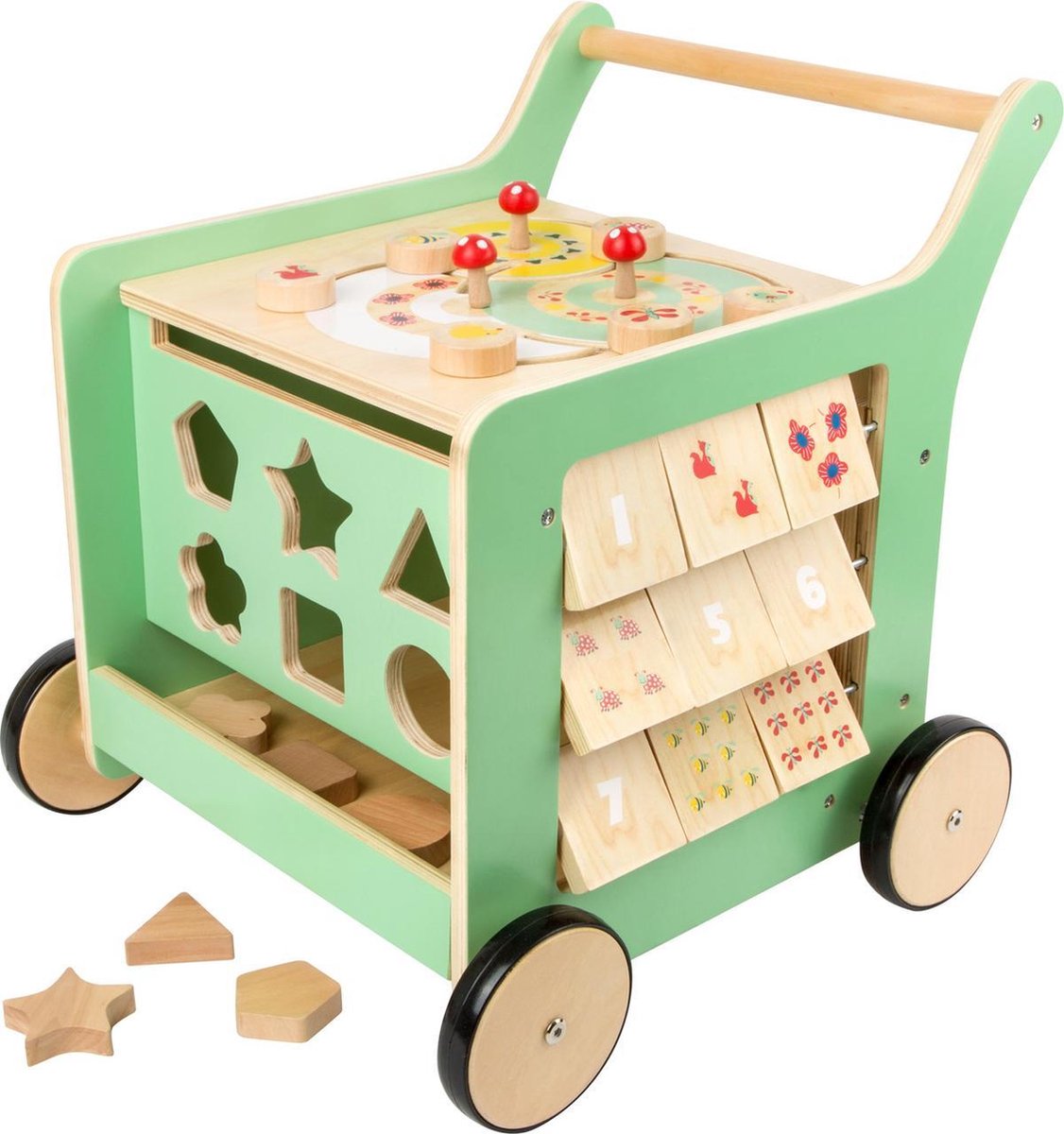 Small Foot - Houten Baby Walker Loopwagen Activiteitencentrum (4020972109477)