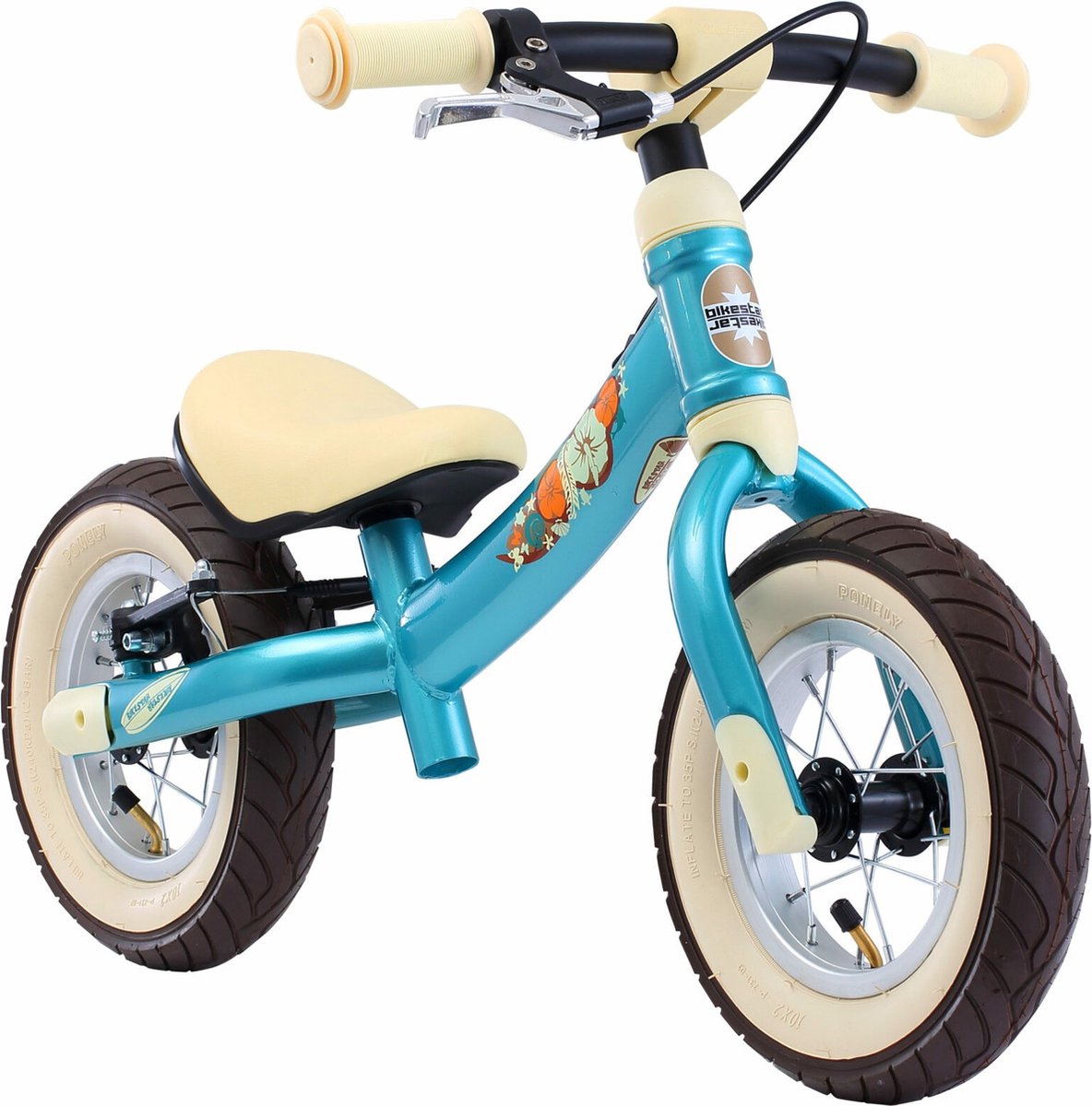 Bikestar meegroei loopfiets Sport 10 inch, turquoise (4260184714810)