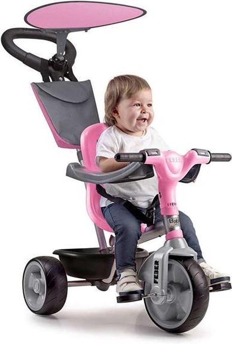 Driewieler Feber Baby Plus Music Roze (8411845014206)