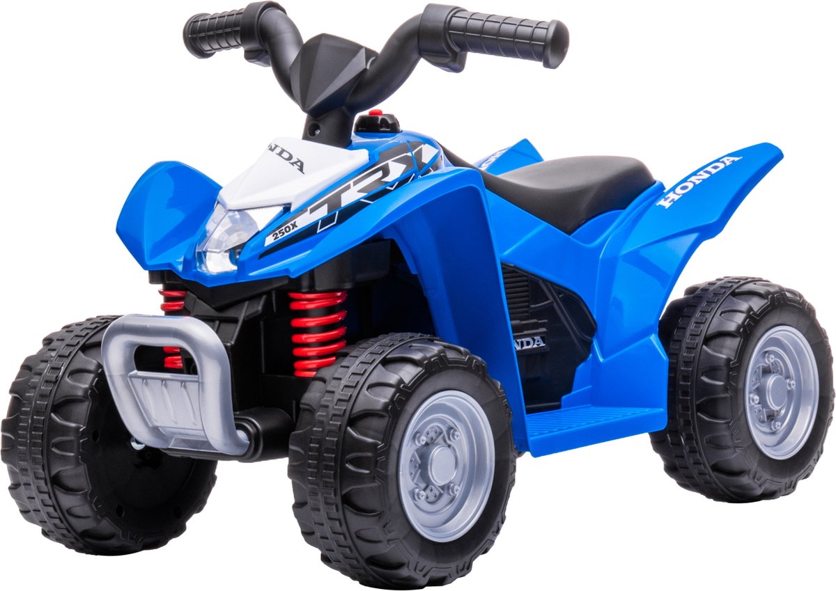 Eco Toys - Honda Elektrische Kinderquad - Blauw - Met Claxon & Gas Pedaal - Snelheid 2,8 km/u - Vanaf 18 Maanden - Max. 25 kg (8720663935922)