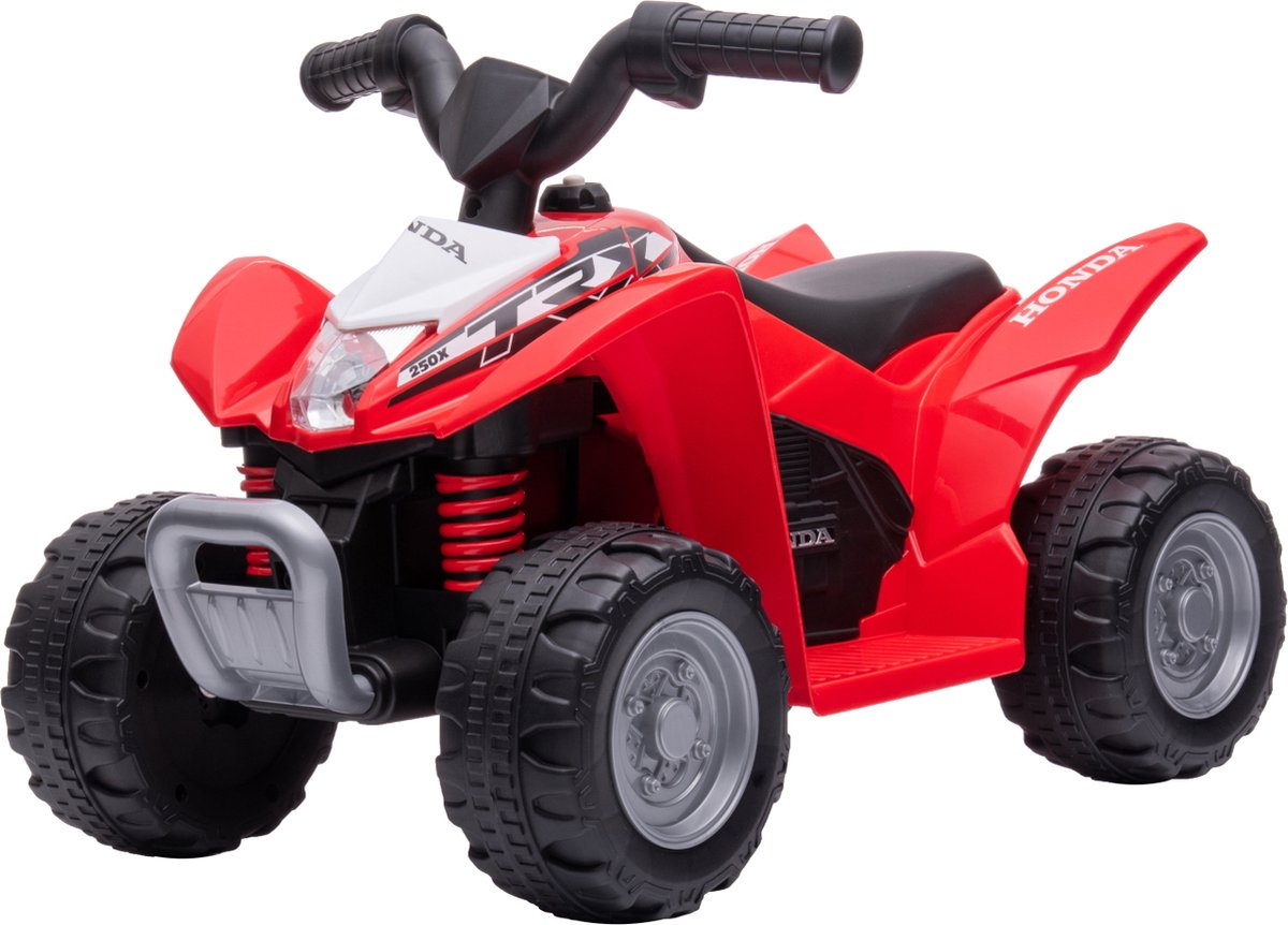 Eco Toys - Honda Elektrische Kinderquad - Rood - Met Claxon & Gas Pedaal - Snelheid 2,8 km/u - Vanaf 18 Maanden - Max. 25 kg (8720663935939)