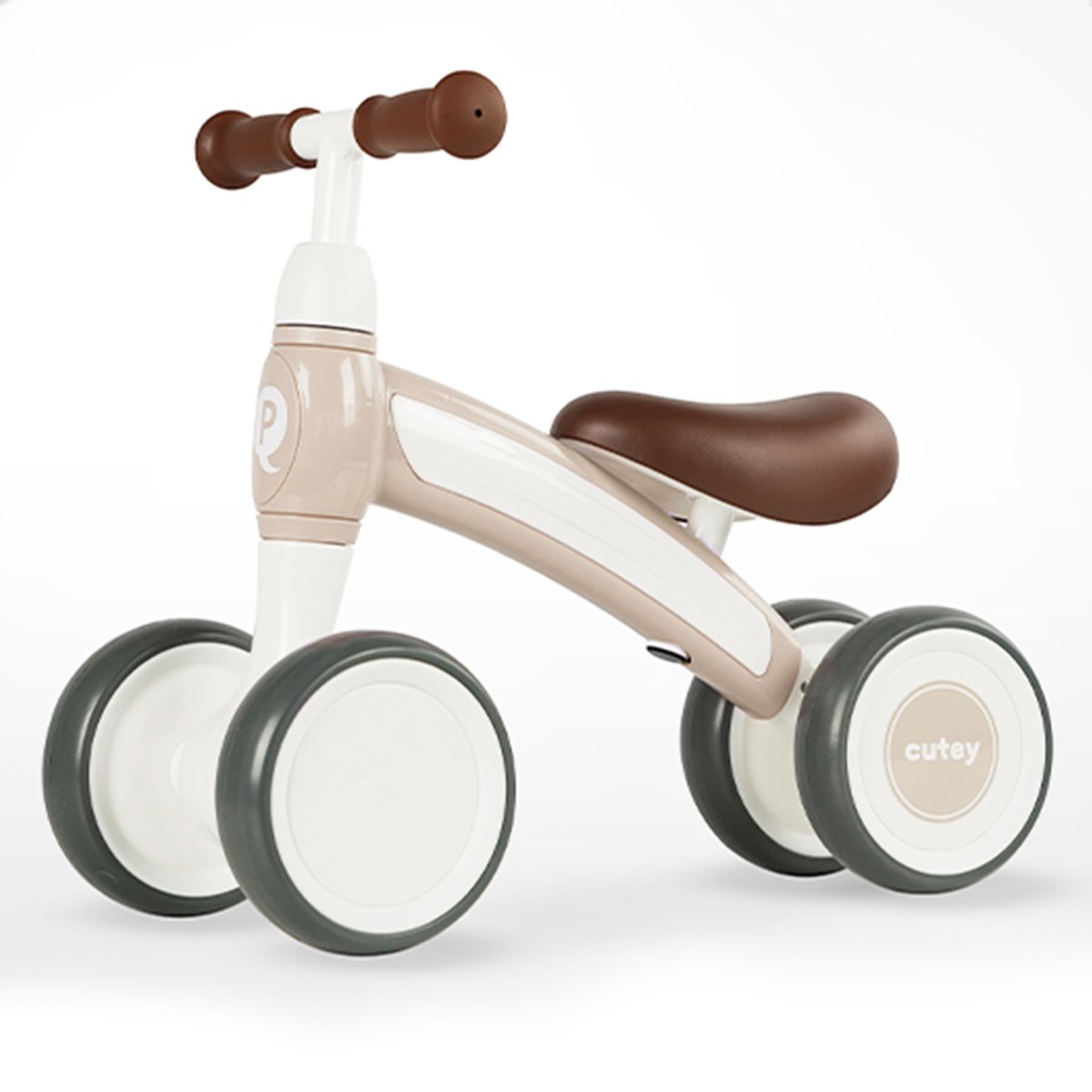 Qplay Cutey Loopfiets - Beige (7290116961545)