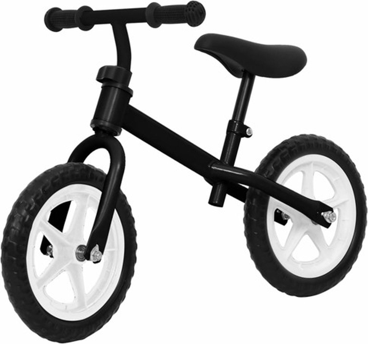 vidaXL Loopfiets met 12 inch wielen zwart (8720286205518)