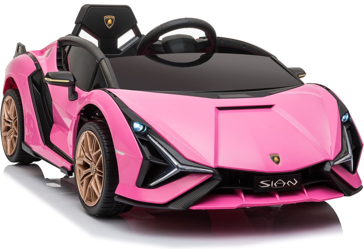 Cabino Elektrische Kinderauto Lamborghini Sian Roze (8720289205362)