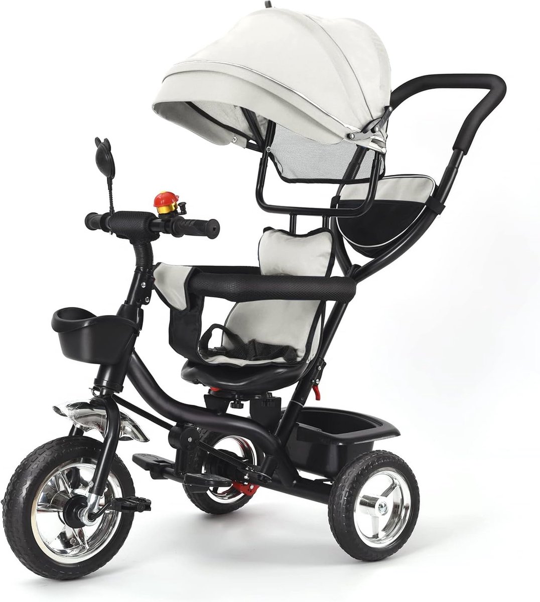 4-in-1 Kinderdriewieler met Accessoires - Inklapbare Jogger voor Kinderen van 9 Maanden tot 5 Jaar (6152621130193)