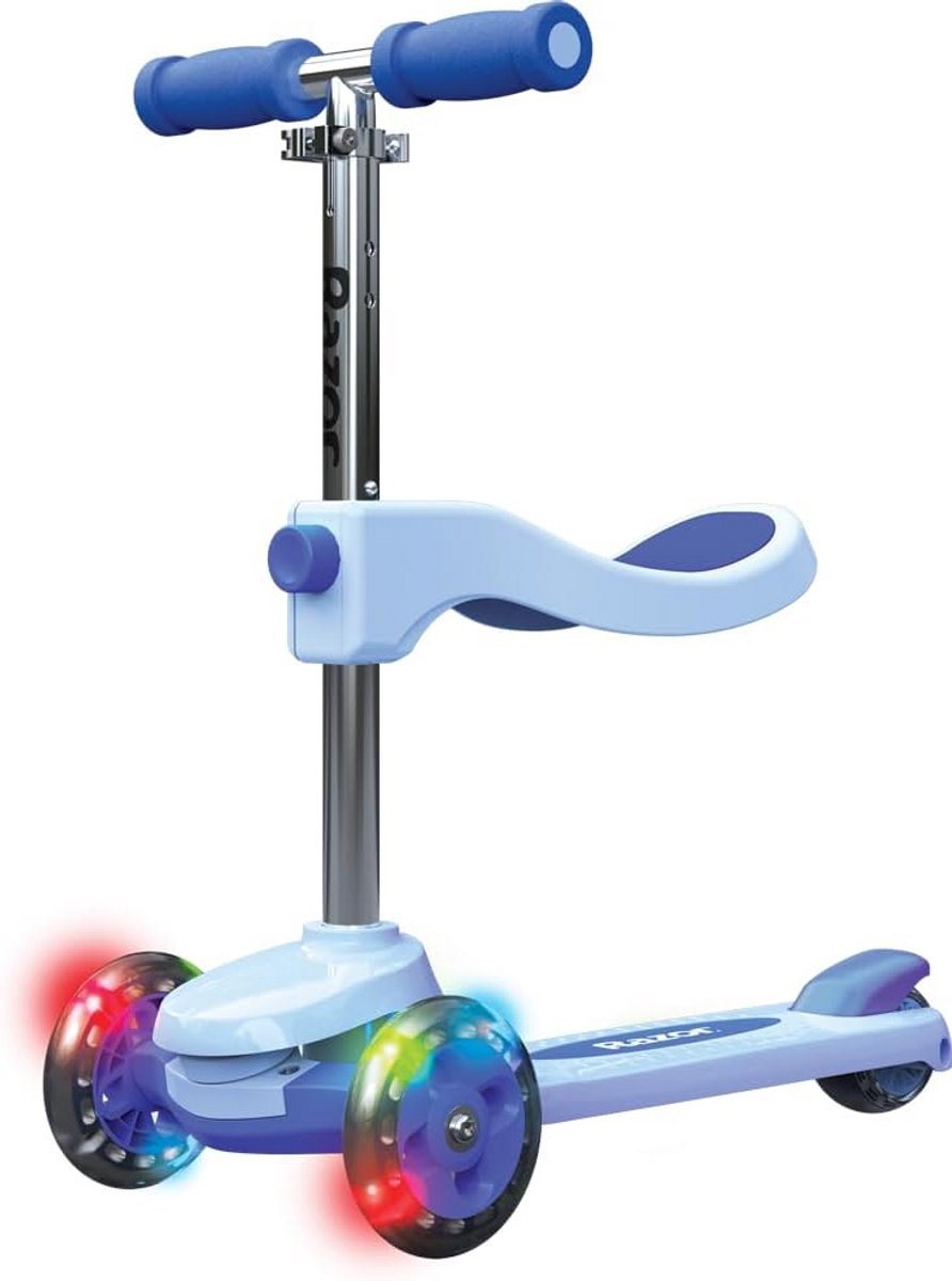 2-in-1 Loopfiets met Zitstand en Lichtgevende Wielen voor Jonge Kinderen (9101026234262)