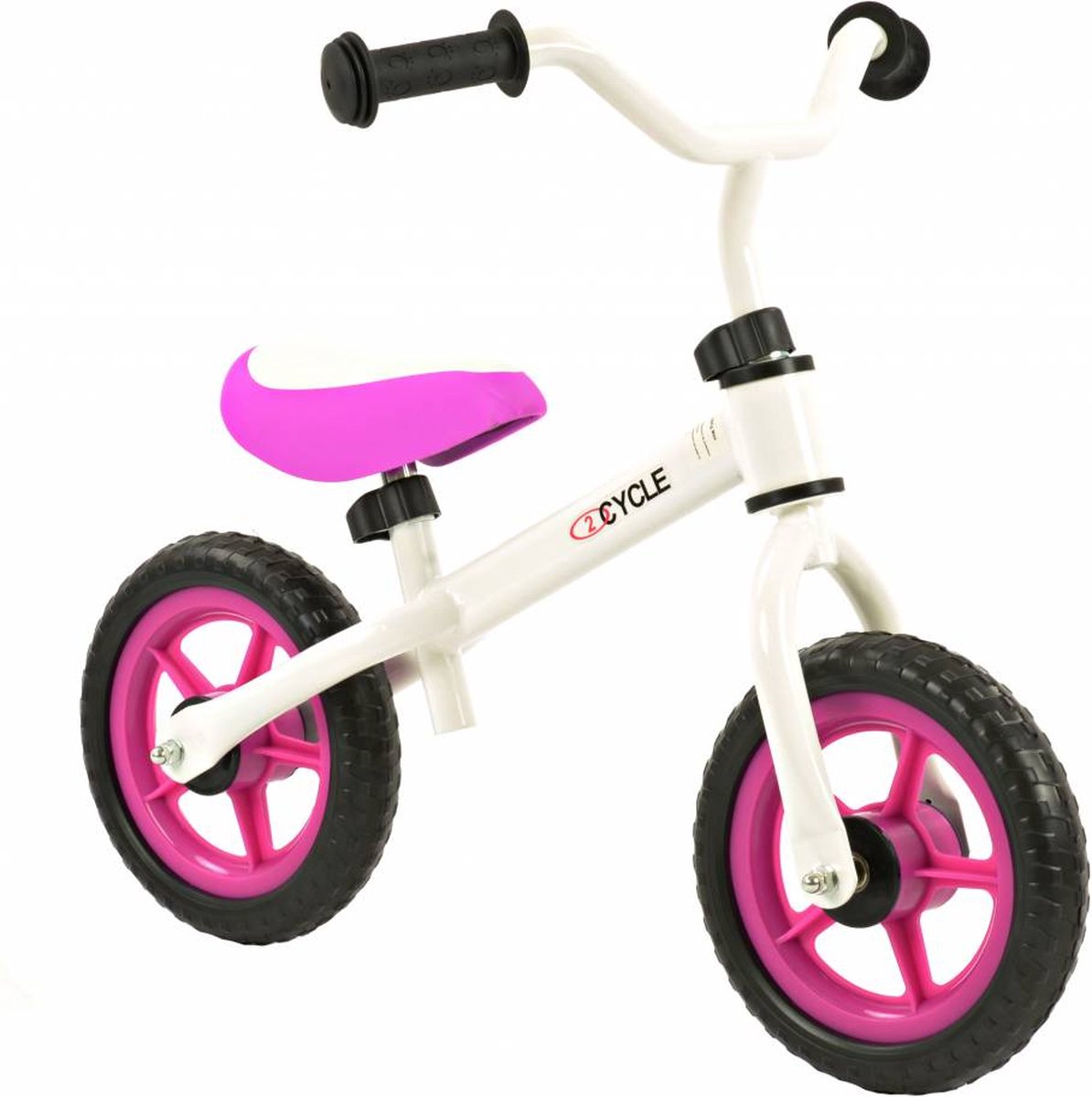 2Cycle Loopfiets - Wit-Roze (8718836678066)