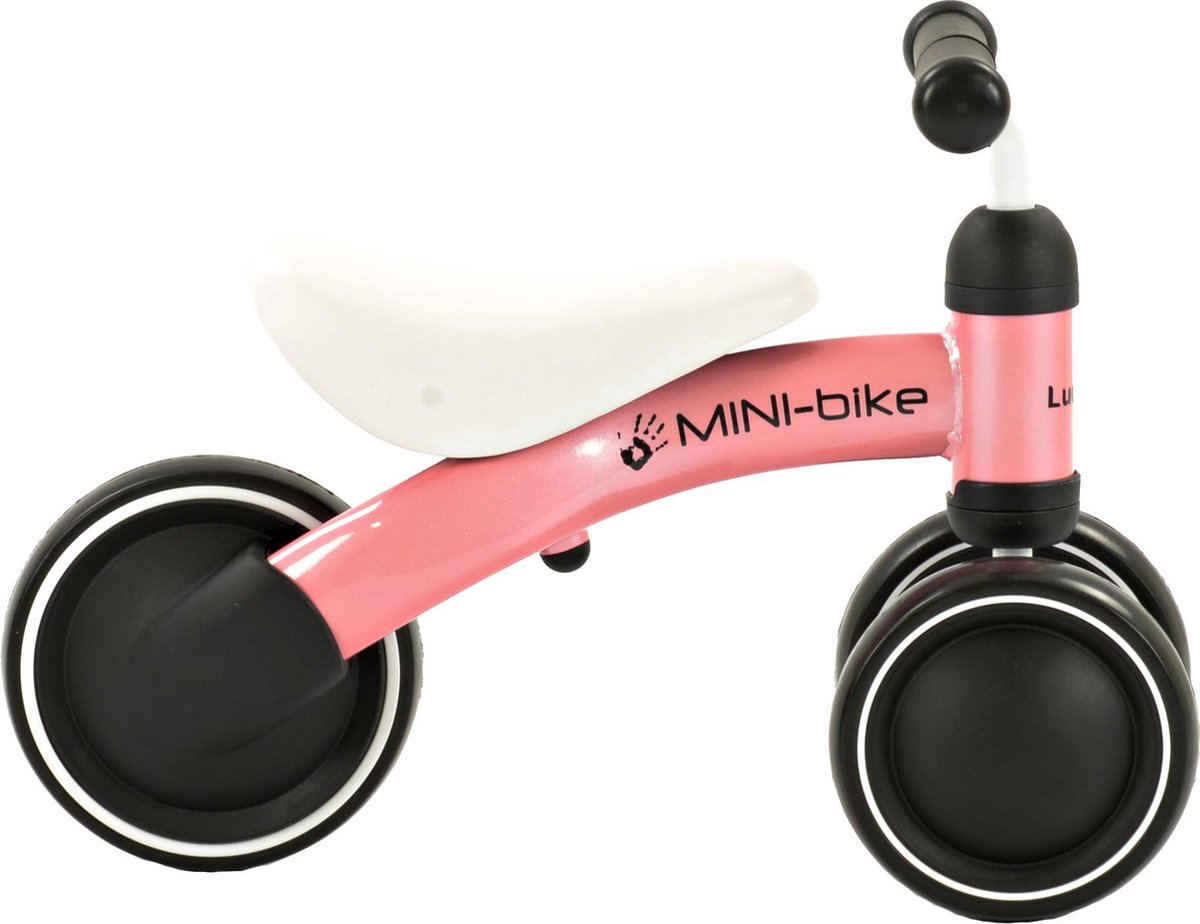 2Cycle Mini-Bike - Loopfiets - Jongens en Meisjes - 1 Jaar - Speelgoed - Roze - Driewieler - Balance bike (8720512840292)
