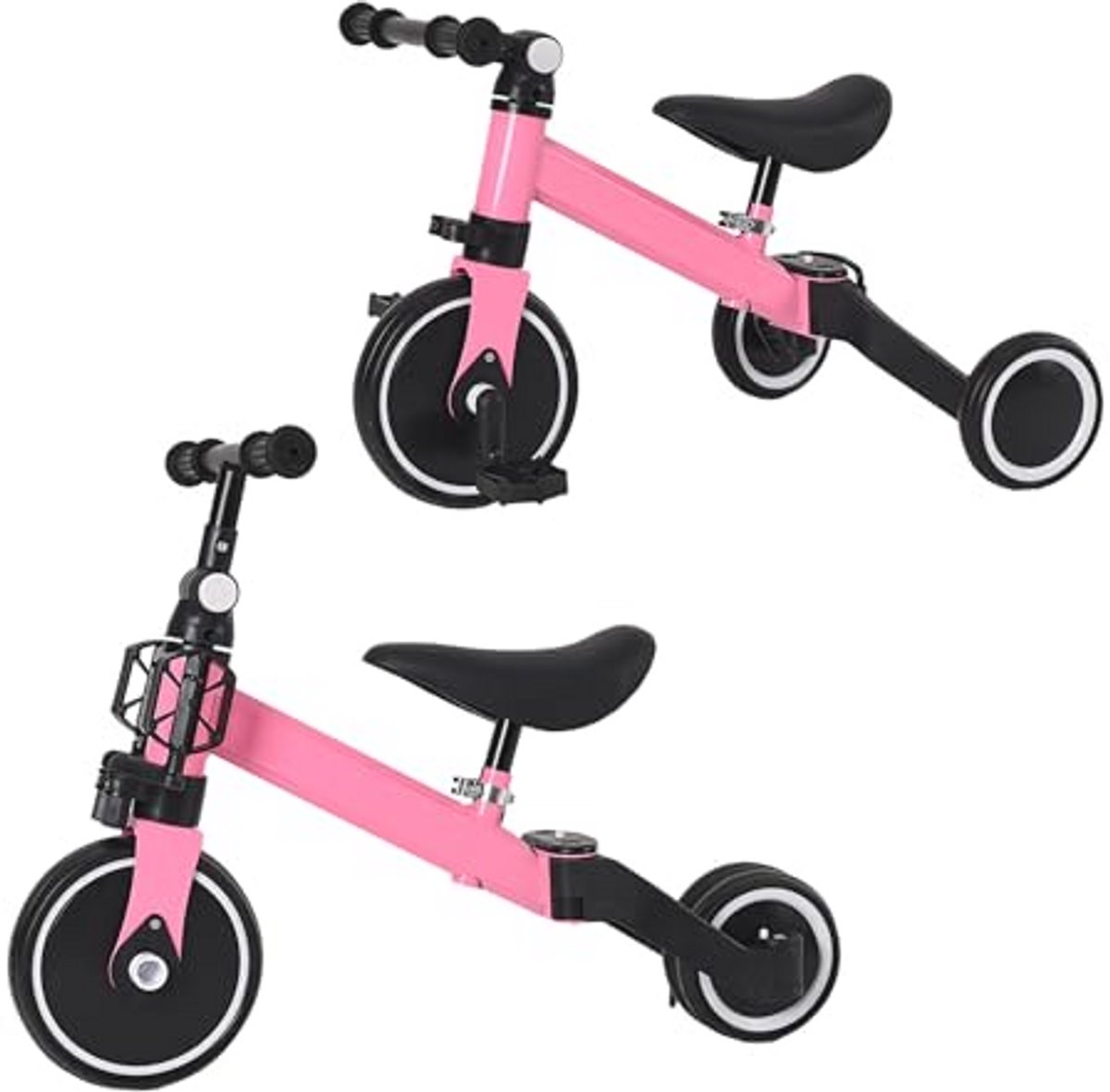 3-in-1 Driewieler en Loopfiets voor Baby's en Kinderen - Uitbreidbare Mini-Fiets voor Jongens en Meisjes (9101010626332)