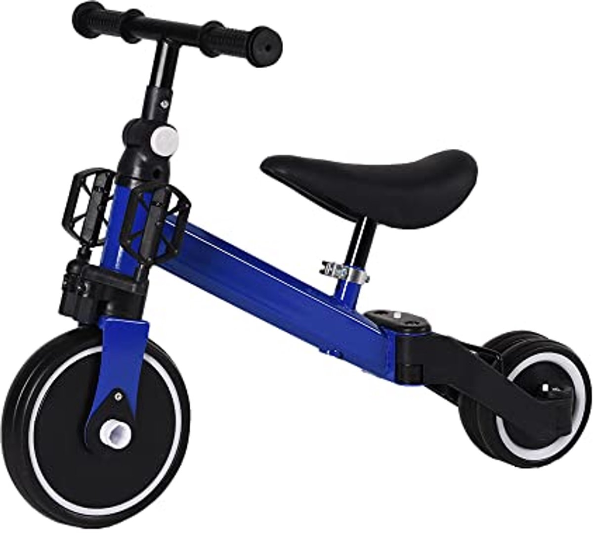 3-in-1 Driewieler voor Kinderen - Loopfiets en Driewieler met Pedalen - Lichtgewicht en Duurzaam (6153806814815)