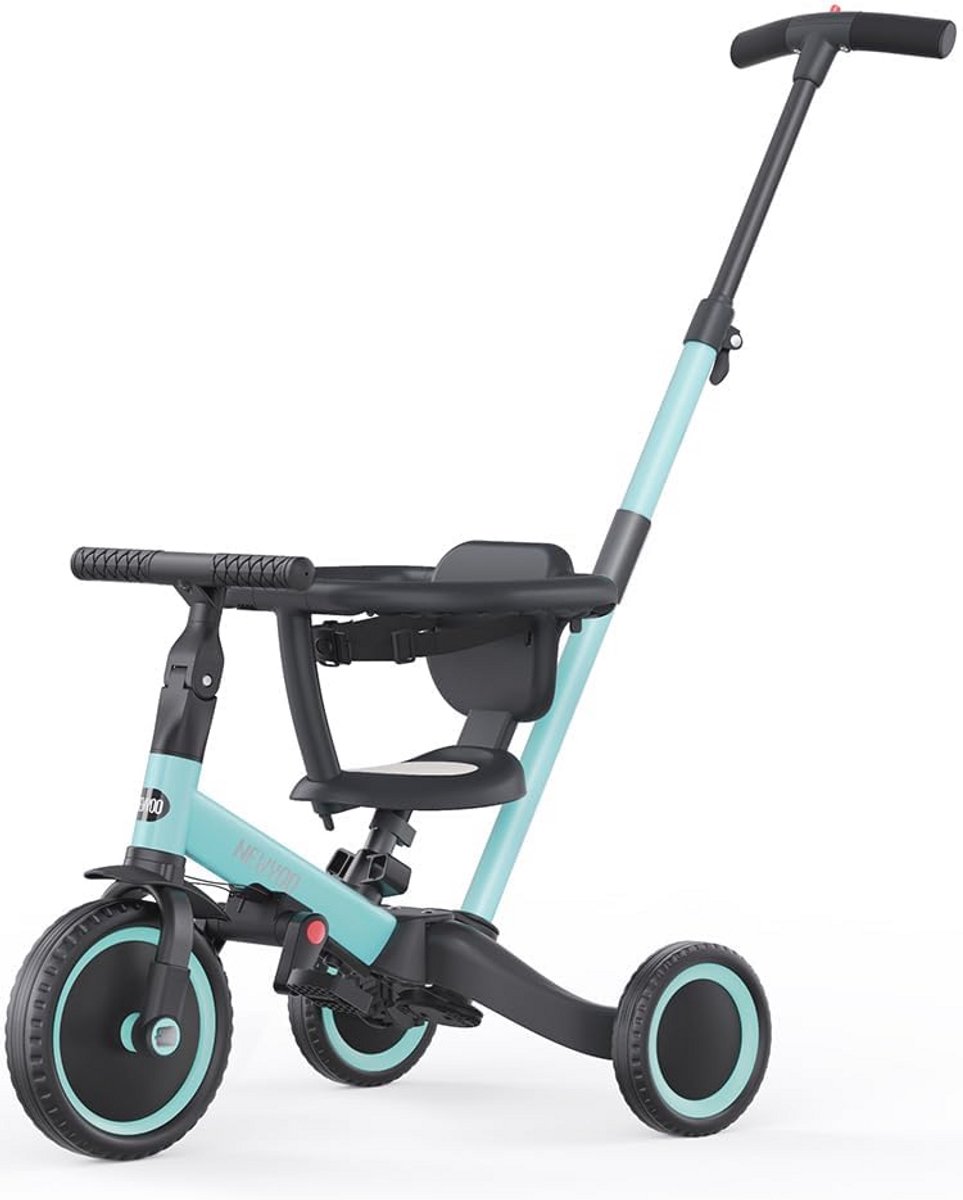 5-in-1 Kinderdriewieler voor Peuters tot 3 Jaar - Veilig Loopfiets met Duwstang (9101018791452)