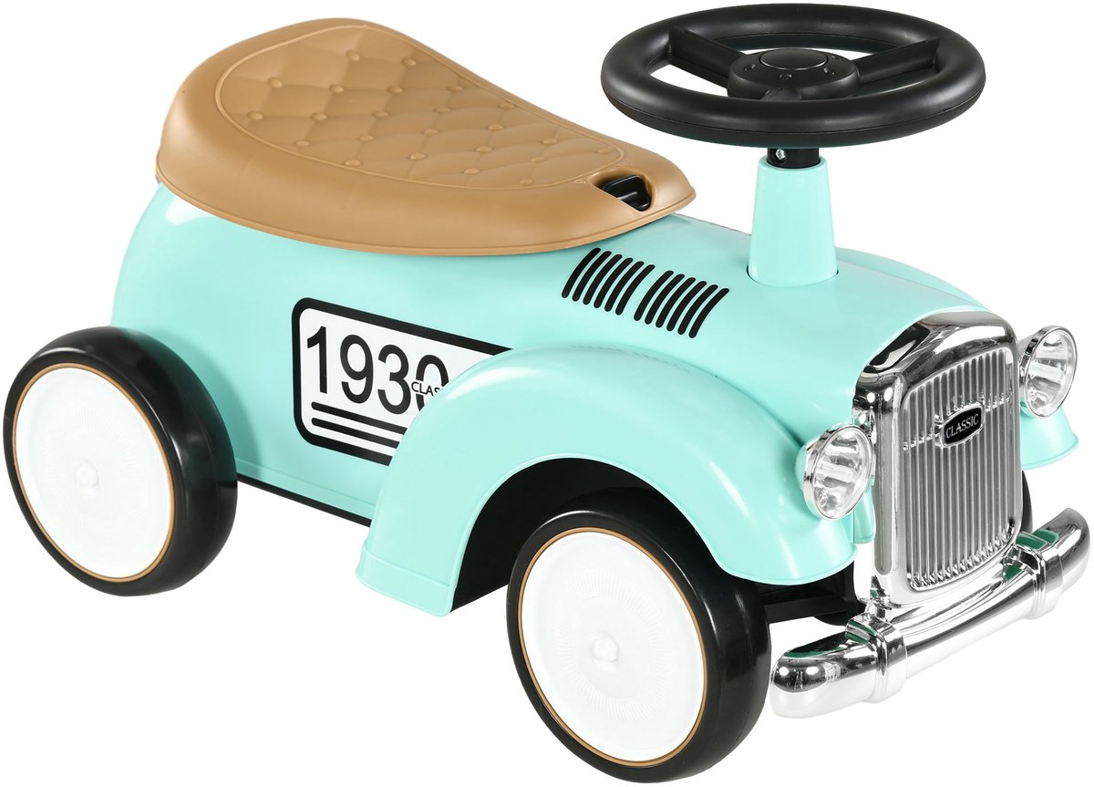 AIYAPLAY Kinder Glijauto Kunststof, Metaal 58L x 27B x 35H cm Groen (4255826822749)