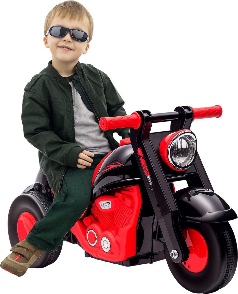 AIYAPLAY - Kinderglijwagen - 80x35,5x42cm - Kunststof - Zwart (3662970234273)