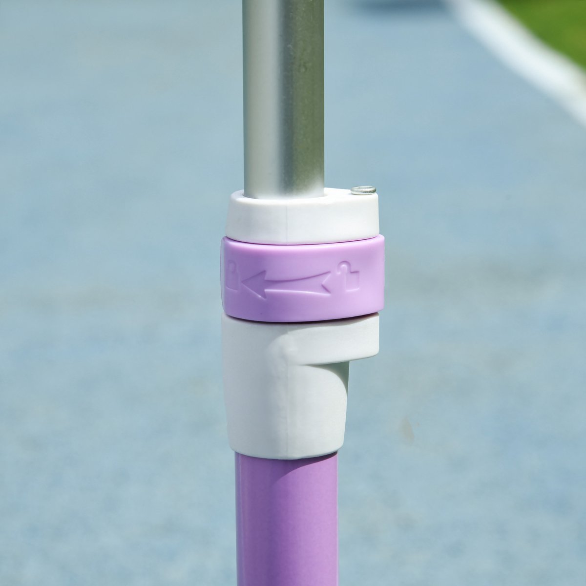 Aiyaplay Kids Scooter-Kunststof, Staal-52L x 29B x 63-76H cm-Paars (4255826861311)