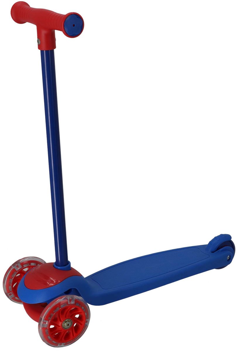Alert - Step Scooter - Driewieler - Blauw/Rood (8710124154900)
