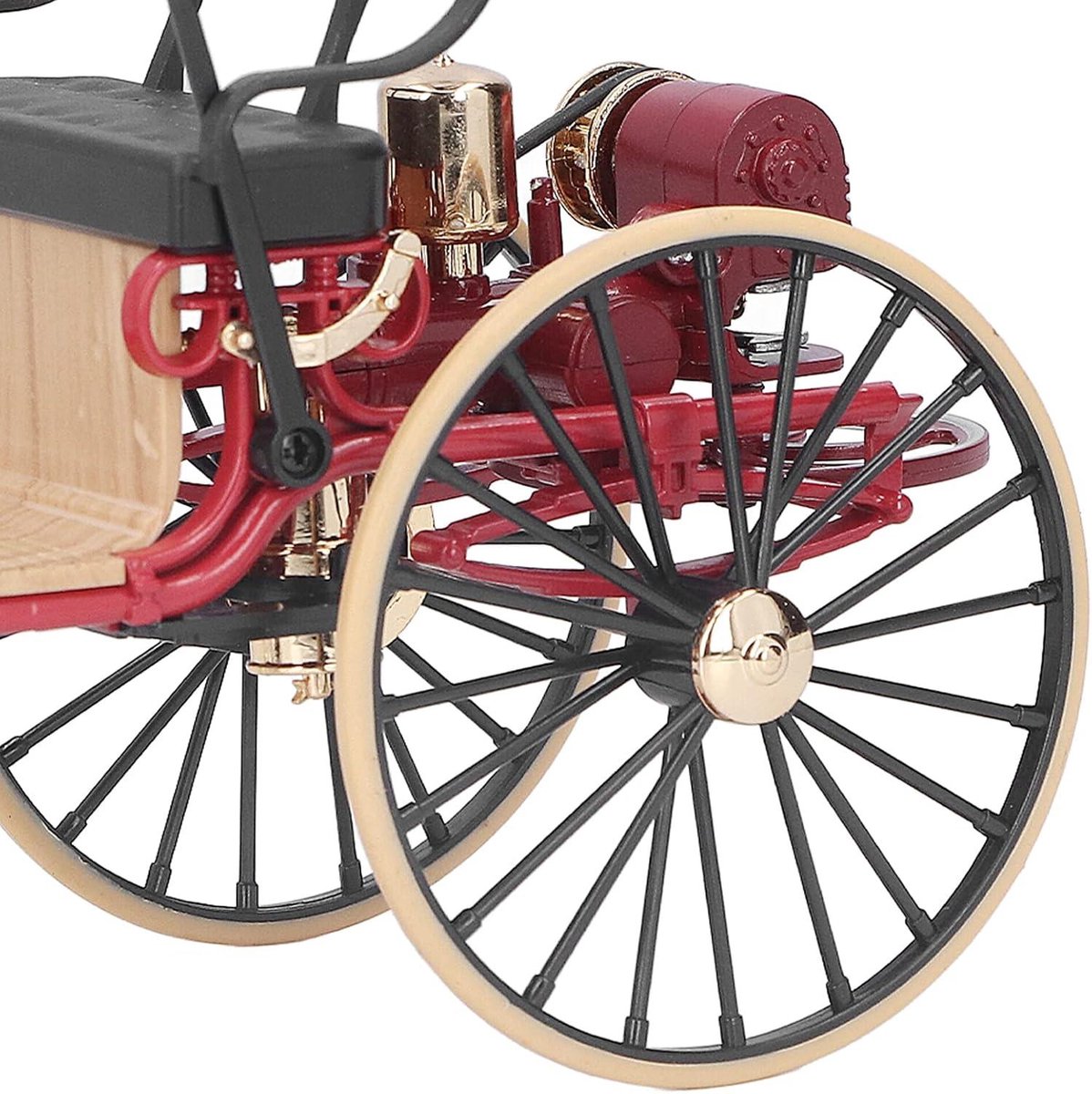 Allecto plus - Driewieler Ornament, Retro Miniatuur Decoratie voor Thuis in 1:12 schaal (8785346236383)