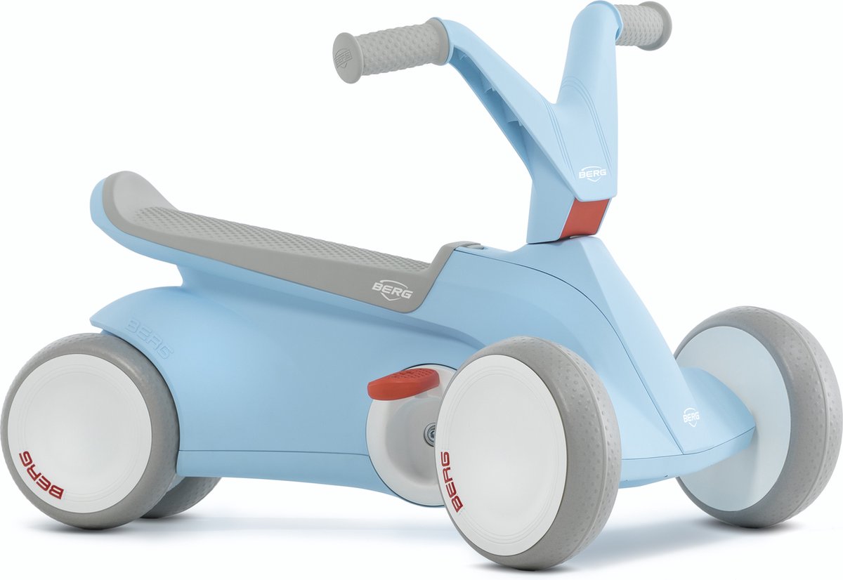 BERG GO² Loopauto - 10 tot 30 Maanden - Uitklapbare pedalen - Blauw (8715839065404)