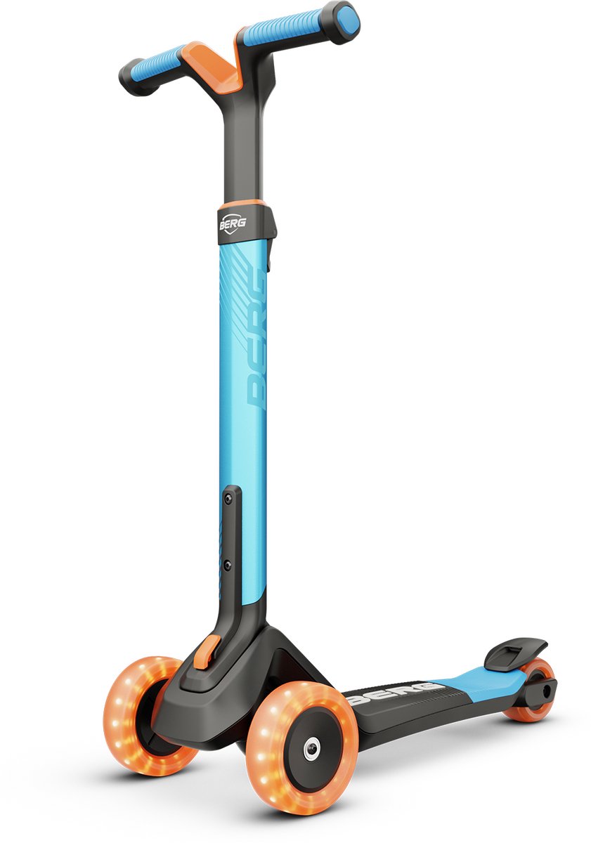 BERG Nexo - Kinderstep - 2 tot 12 jaar - Blauw - Opvouwbaar - In hoogte verstelbaar - Incl. LED wielen (8715839090574)