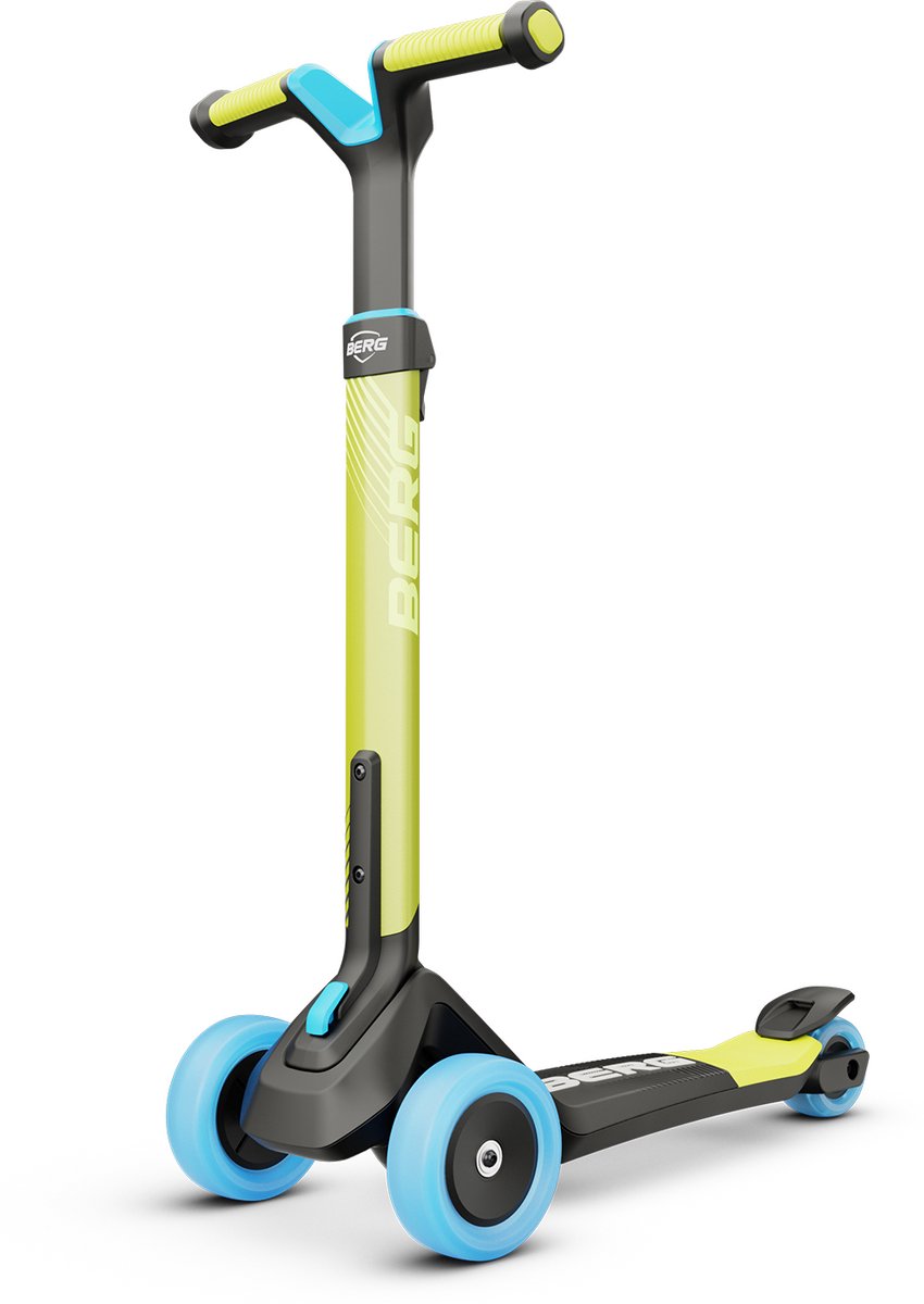 BERG Nexo - Kinderstep - 2 tot 12 jaar - Lime - Opvouwbaar - In hoogte verstelbaar (8715839090529)