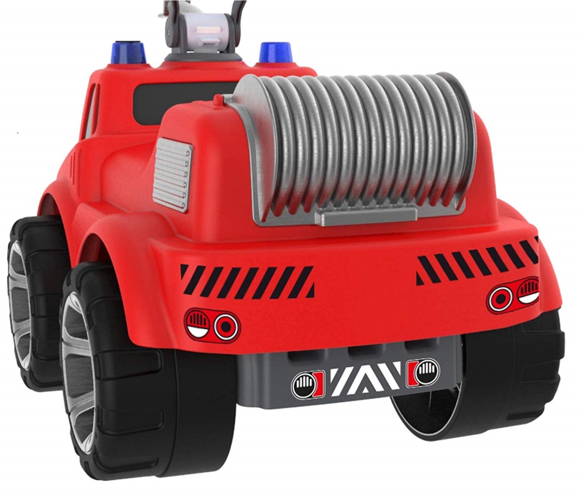 BIG - Power-Worker Maxi Brandweer - Loopauto - Rood (4004943558150)