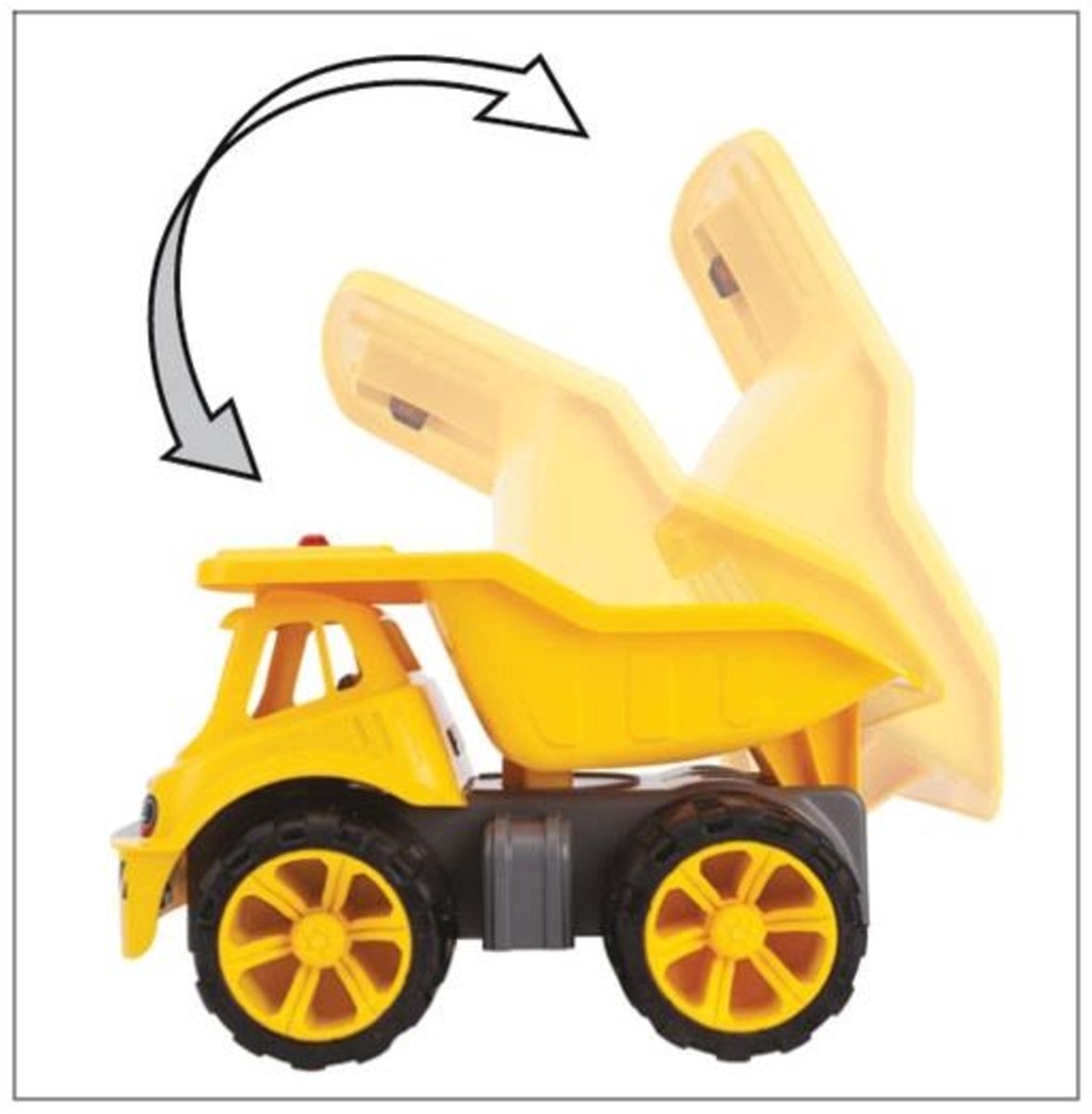 BIG - Power Worker Maxi Kiepwagen - Loopauto - Werkvoertuig - 25kg belastbaar - vanaf 3 jaar - Buitenspeelgoed (4004943558105)