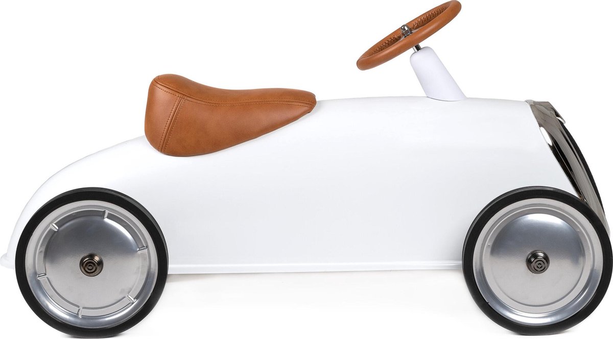 Baghera Rider Elegant - Loopauto - Retro - wit (3474230008469)